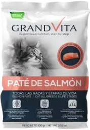 Grand Vita Gato Pate De Salmón 100 Grs