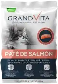 Grand Vita Gato Pate De Salmón 100 Grs