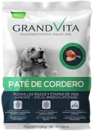 Grand Vita Perro Pate De Cordero 100 Grs