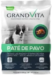 Grand Vita Perro Pate De Pavo 100 Grs