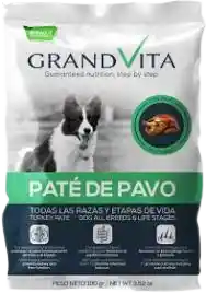 Grand Vita Perro Pate De Pavo 100 Grs