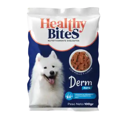 Healthy Bites Snack Pate Perro Derm 100 Gr