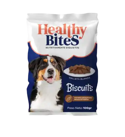 Healthy Bites Snack Biscuits Perro 100 Gr