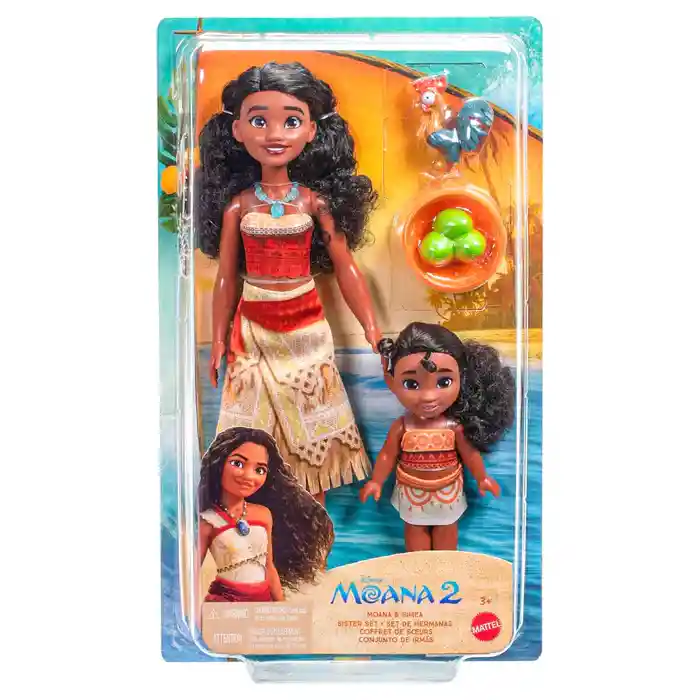 Disney Muñeca Moana Simea Set Con Accesorios Original