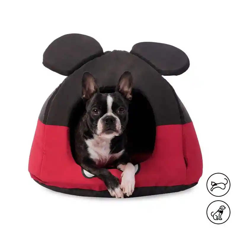 Cama Irina Mickey Mouse Nr0 - Negro Con Rojo**