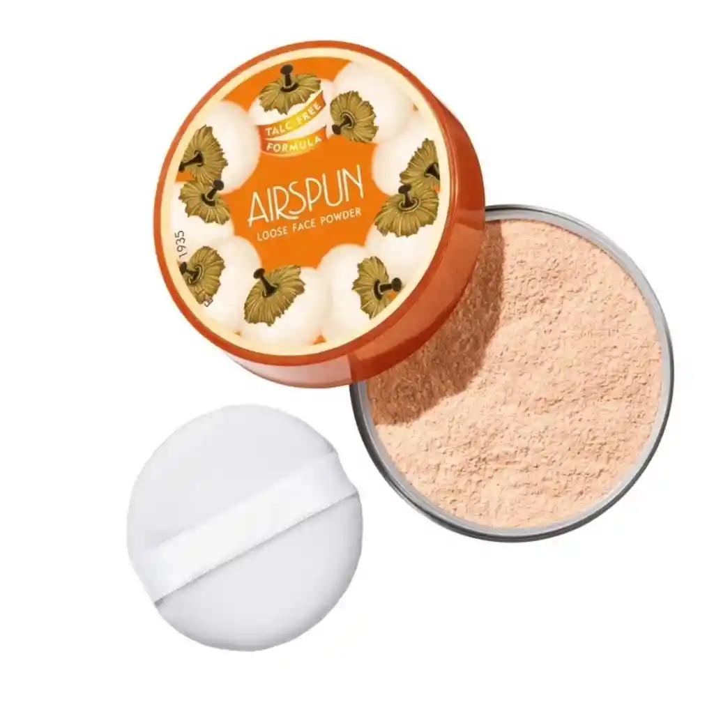 Polvo Facial Sellante De Maquillaje Airspun 35 Gr Talc Free Honey Beige
