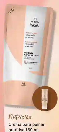 Crema Para Peinar Nutritiva En Repuesto Durazno Y Almendra