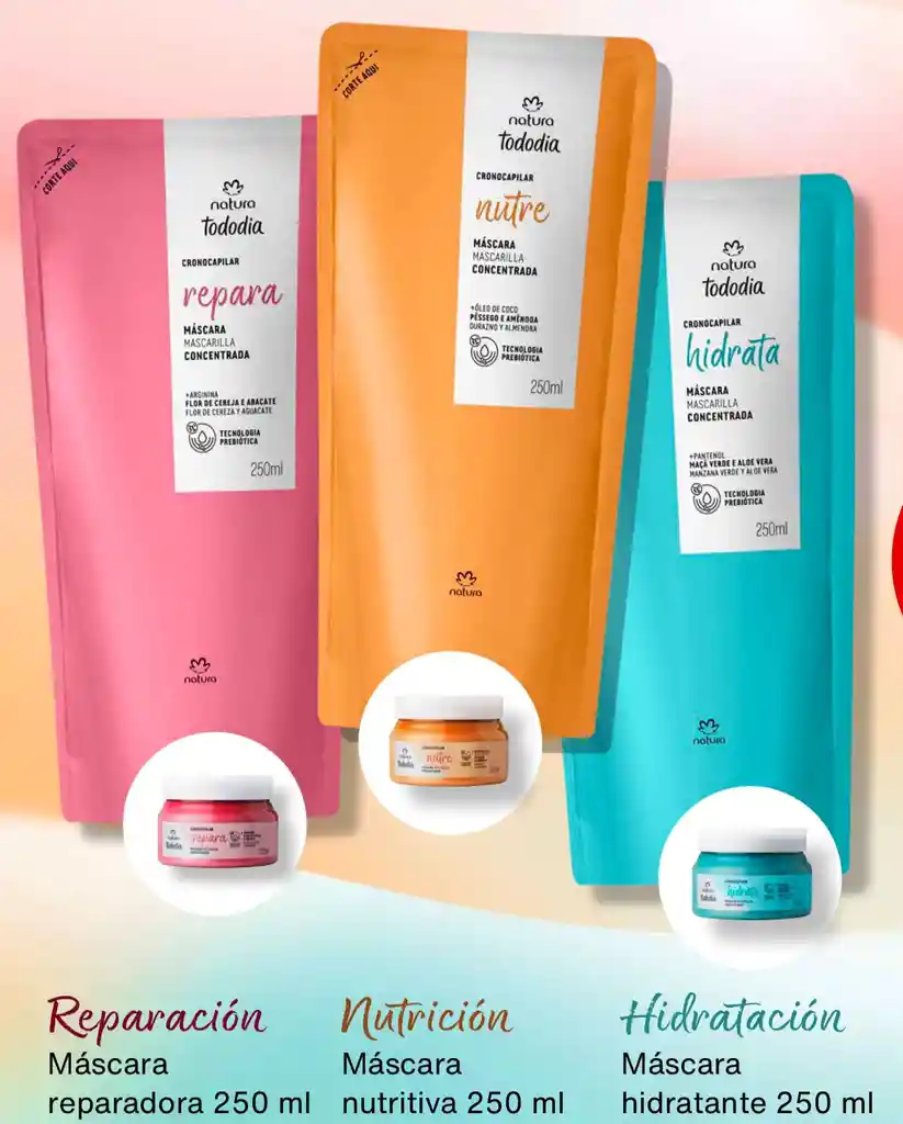 Máscarilla Concentrada Hidratante En Repuesto Manzana Verde Y Aloe Vera.