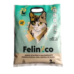 Arena Para Gato Felineco Maiz Lavanda 3kg