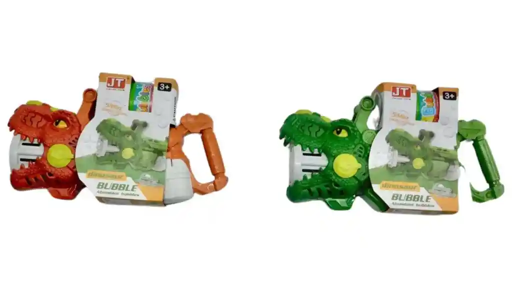 Lanzador Tiburón Burbuja Ráfaga Con Luces Led Burbujas