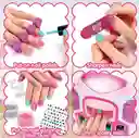 Juguete Kit De Esmaltes Secado De Uñas Niñas