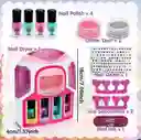 Juguete Kit De Esmaltes Secado De Uñas Niñas