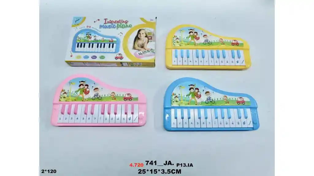 Organeta Bebes Piano Niños Juguete Sonidos Instrumento