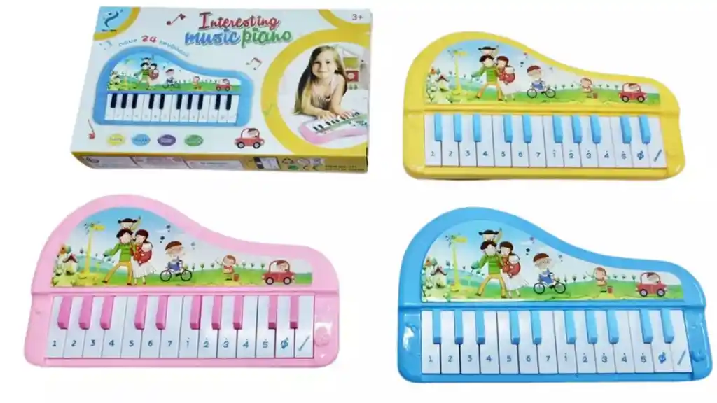 Organeta Bebes Piano Niños Juguete Sonidos Instrumento