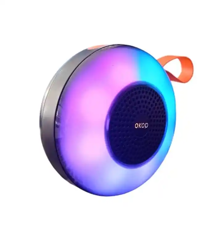 Parlante Portatil Con Iluminacion Led Multicolor Kp-560