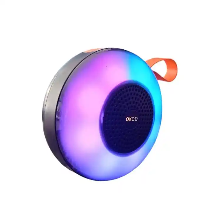 Parlante Portatil Con Iluminacion Led Multicolor Kp-560