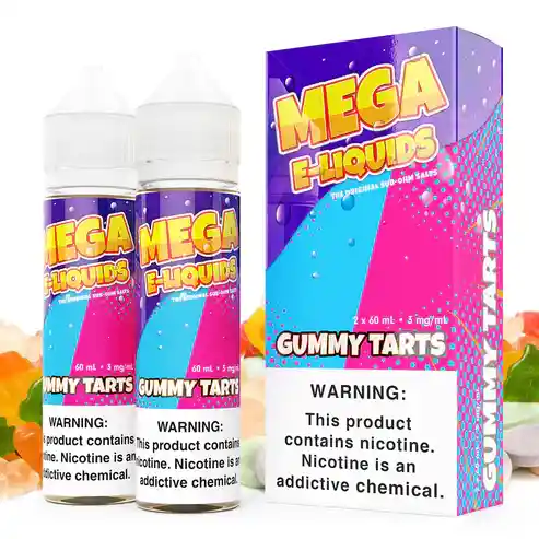 Mega Sub-ohm Gummy Tarts 0mg 60ml