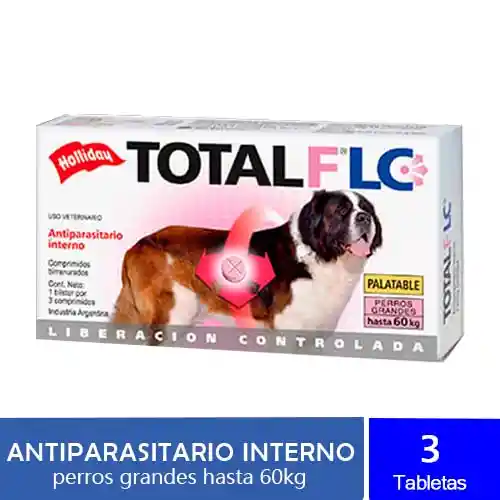 Total F Perro Grande 60 Kg Total Flc Perros 60 Kg Desparasitante