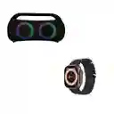 Parlante Bluetooth Mega Bass Tws + Smartwatch T900