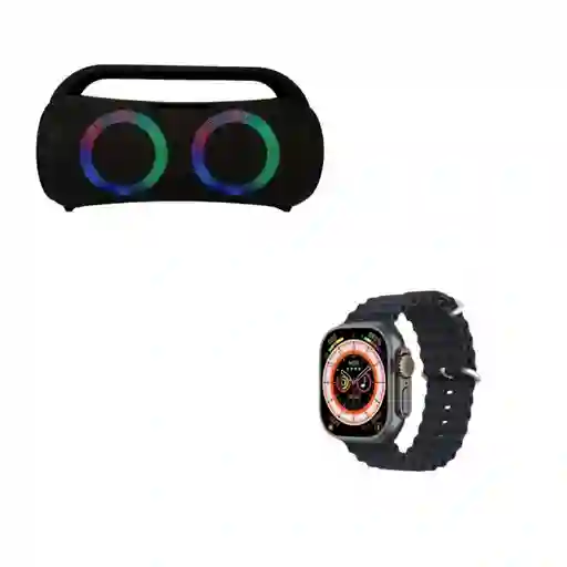 Parlante Bluetooth Mega Bass Tws + Smartwatch T900