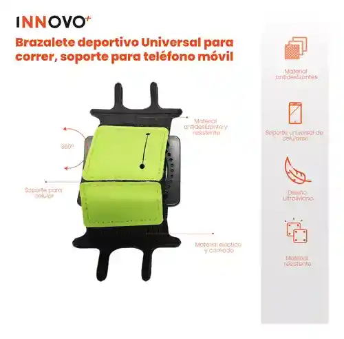 Holder Soporte Celular De Mano / Brazo Deportivo Innovo