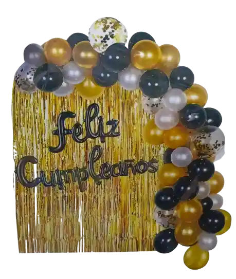 Bouquet De Globos De Feliz Cumpleaños X70