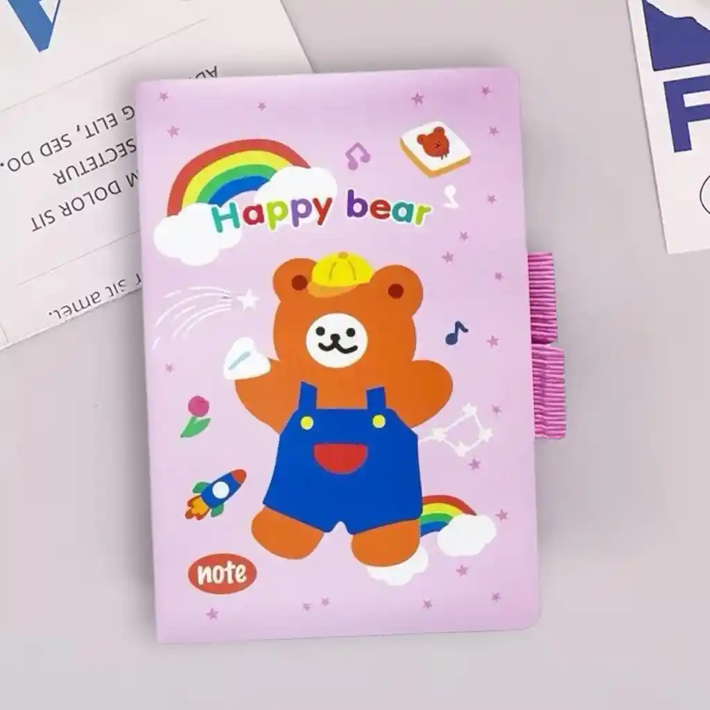 Agenda Ositos Happy Bear - Rosada