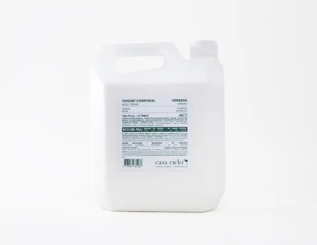 Yogurt Corporal Verbena 3700ml (refill)