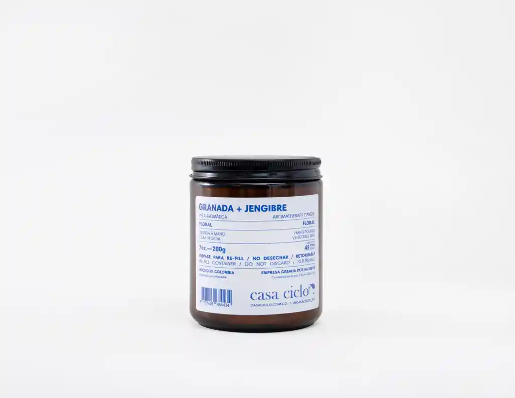 Vela Aromática Granada + Jengibre 200g