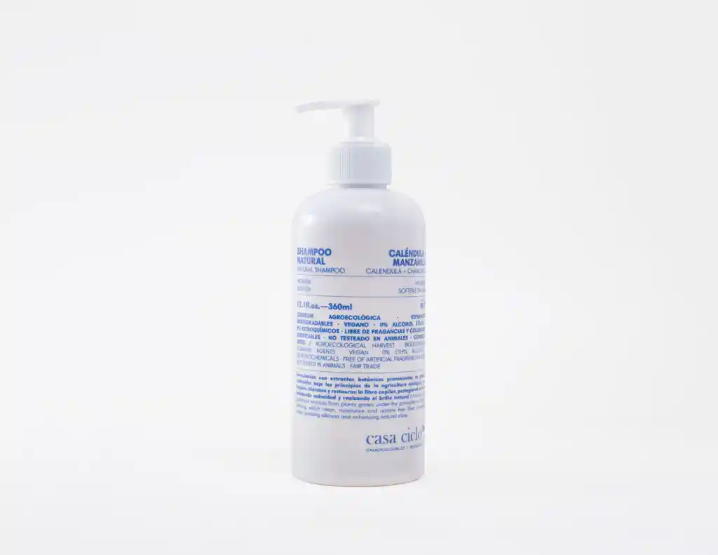 Shampoo Natural Caléndula Y Manzanilla 360ml