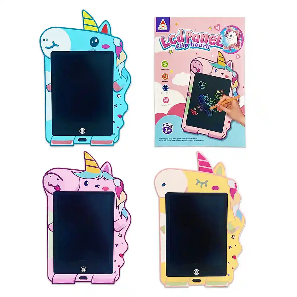 Tableta Lcd Para Dibujar Y Escribir De Unicornio