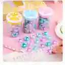 Set X 18 Mini Borradores Pequeños Huellitas Kawaii