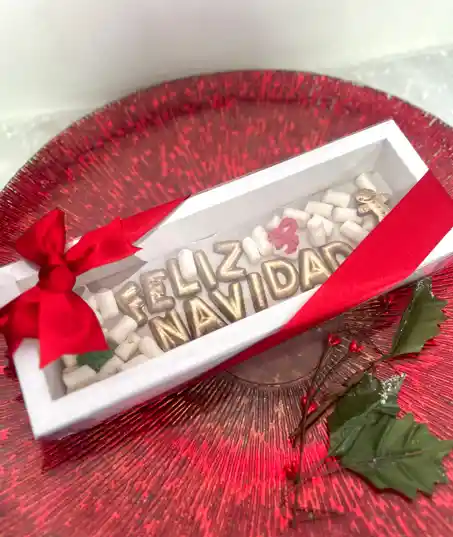 Caja De Chocolates "feliz Navidad"