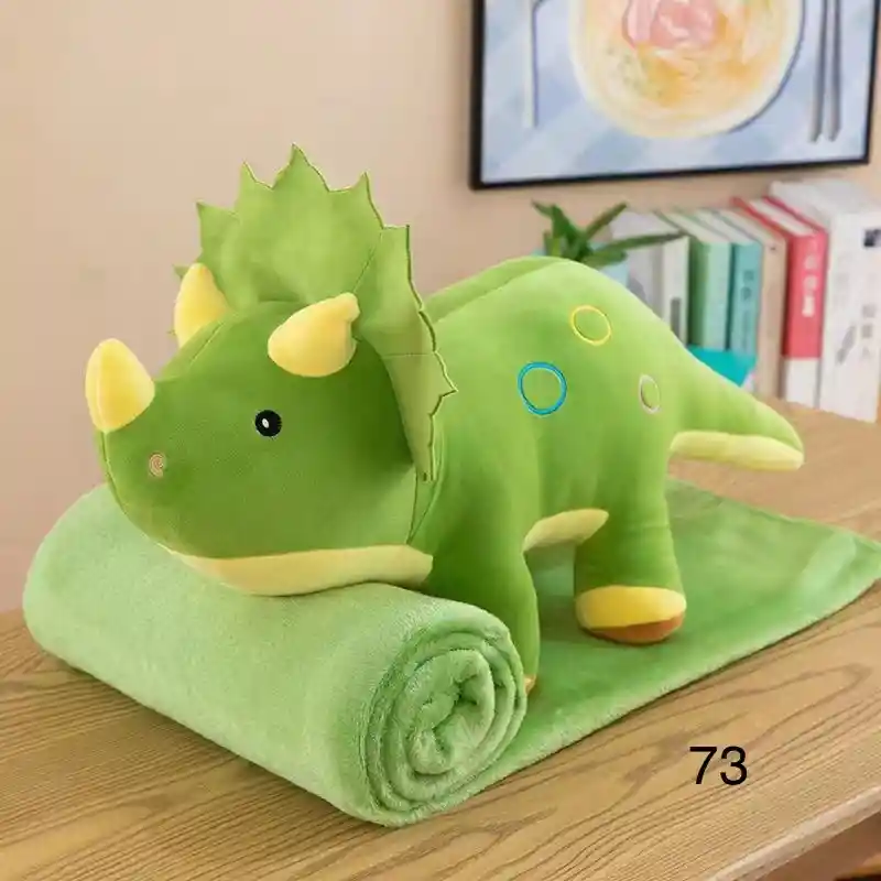 Triceratops Verde Con Manta