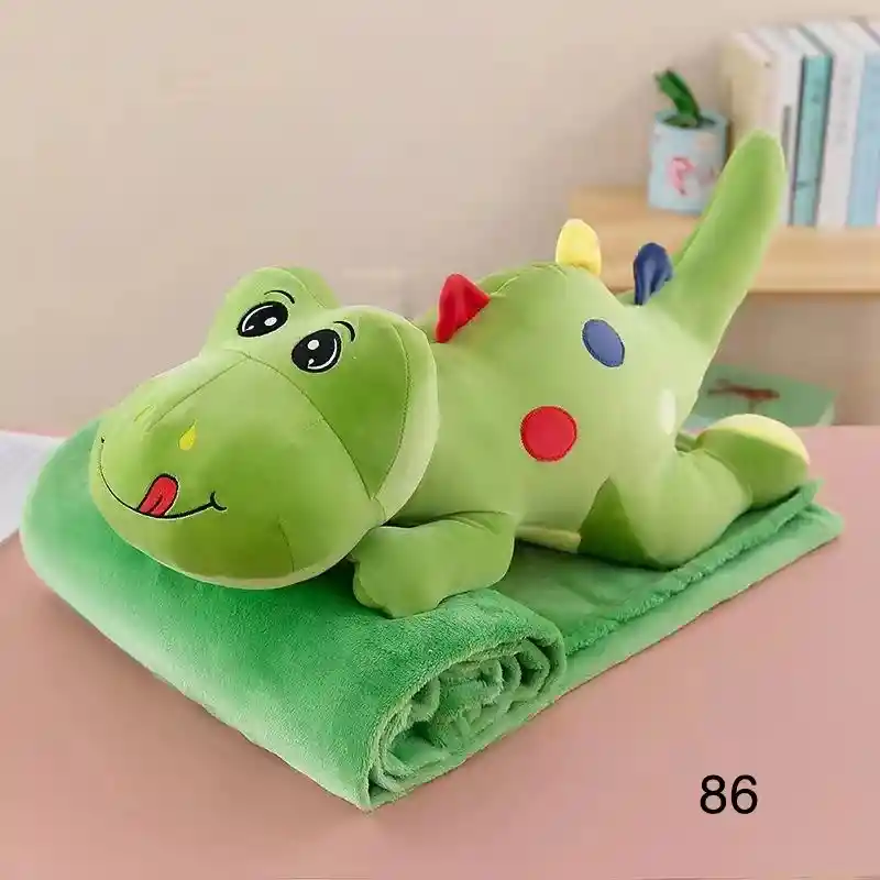 Dinosaurio Feliz Con Manta