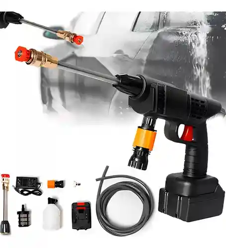 Hidrolavadora Inalambrica Portátil Recargable 48v | 2 Baterias