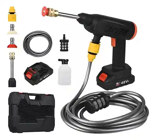 Hidrolavadora Inalambrica Portátil Recargable 48v | 2 Baterias