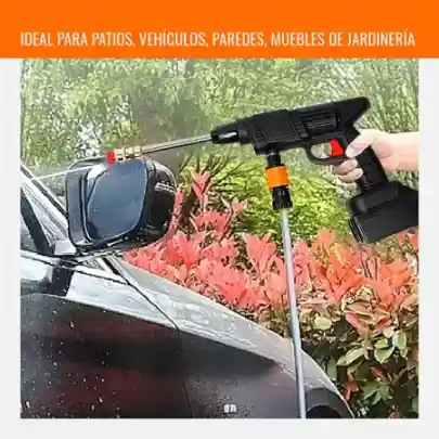 Hidrolavadora Inalambrica Portátil Recargable 48v | 2 Baterias