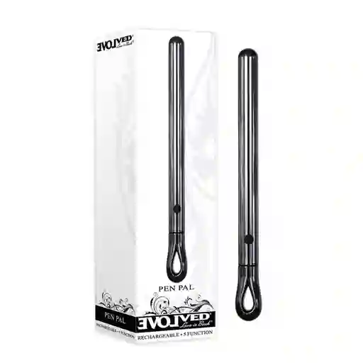 Vibrador Lapicero Plateado Evolved