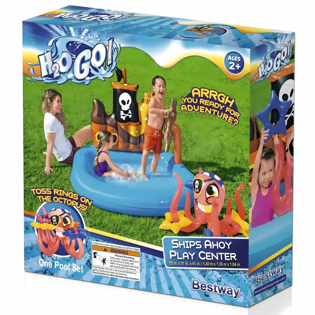 Juguete Centro Juegos Inflable Barco Pirata Bestway #52211