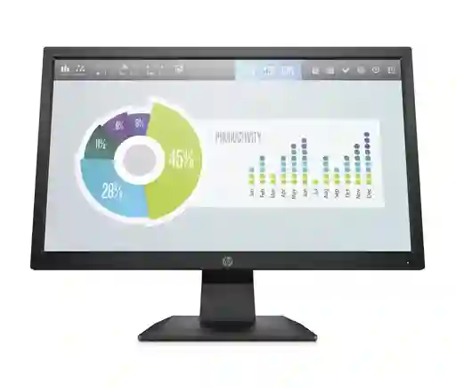 Monitor Hp P204v De 19,5" Negro