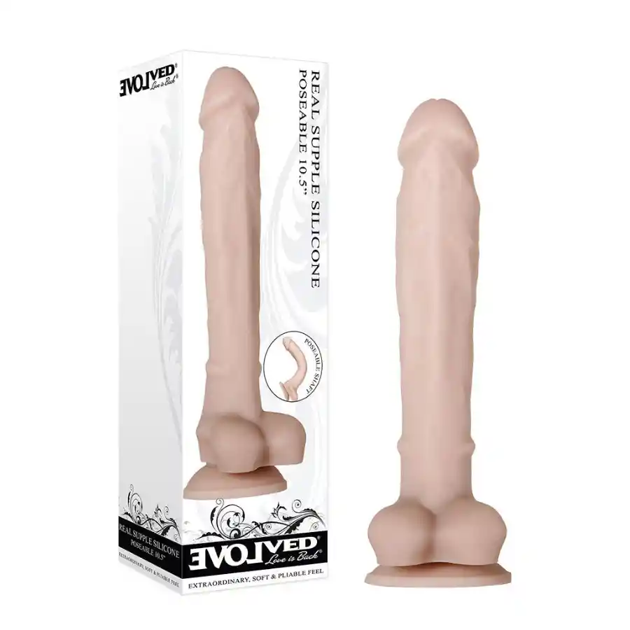 Dildo Realista Posable 26 Cm Evolved