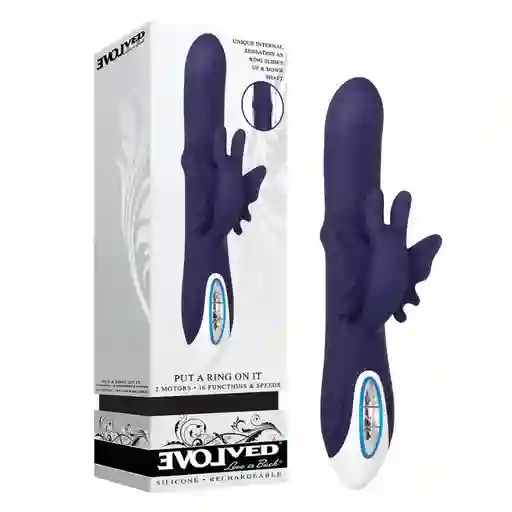 Vibrador Con Anillo Masajeador Evolved