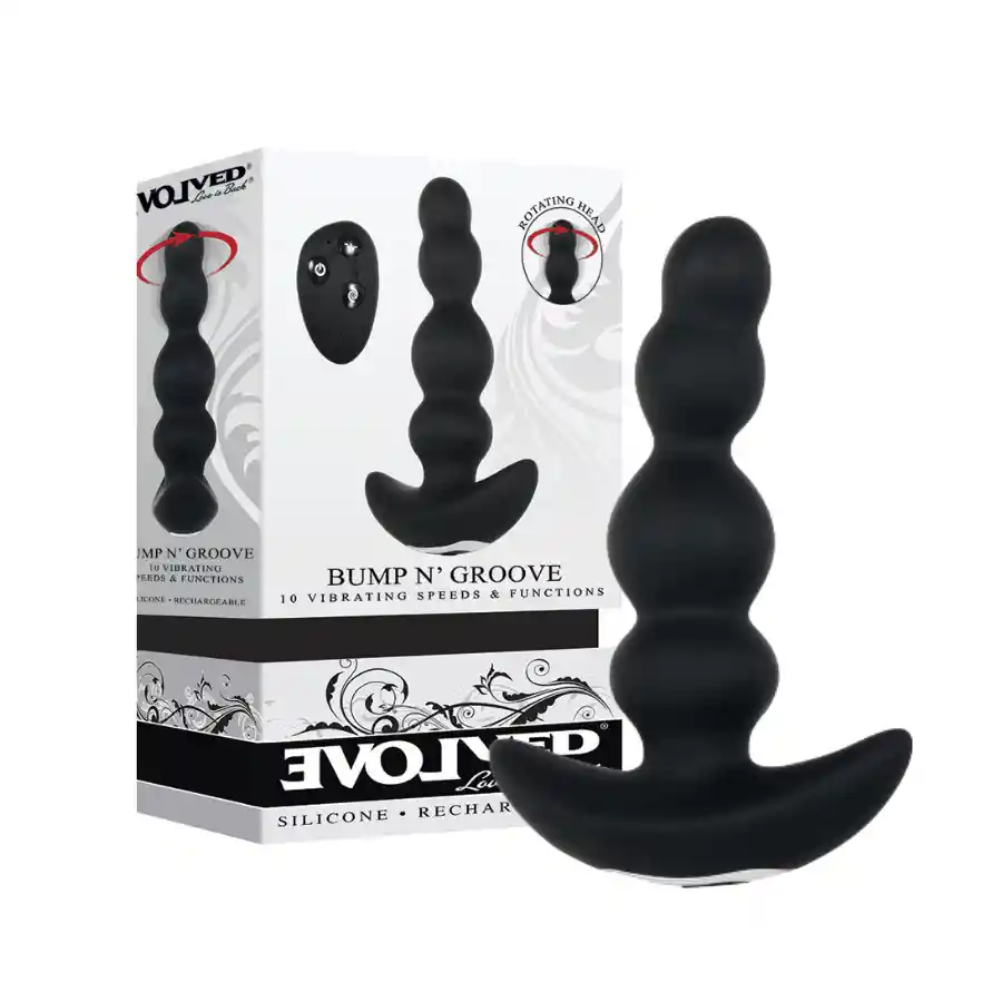 Plug Anal Vibrador Giratorio Evolved