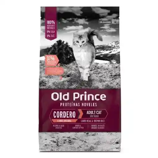 Old Prince Gato Adulto Esterilizado X 7.5kg (cordero Y Arroz Integral)