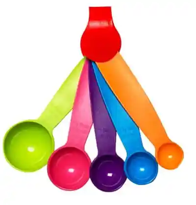 Cuchara Medidora De Colores X5