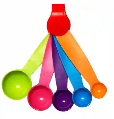 Cuchara Medidora De Colores X5