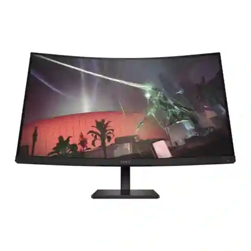 Monitor Hp Omen Gamer 31.5" Pulgadas 32c Qhd Curvo Negro