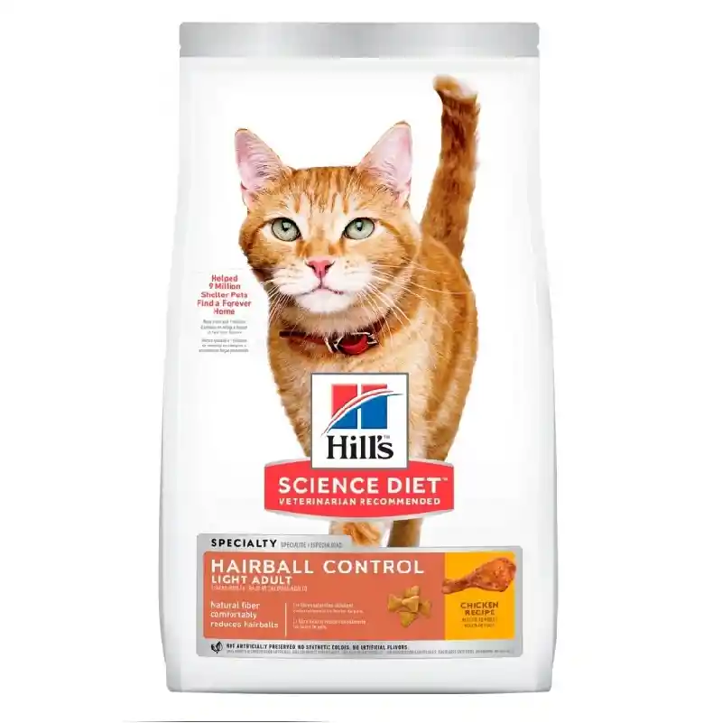 Hills Feline Hairball Light X 7lb