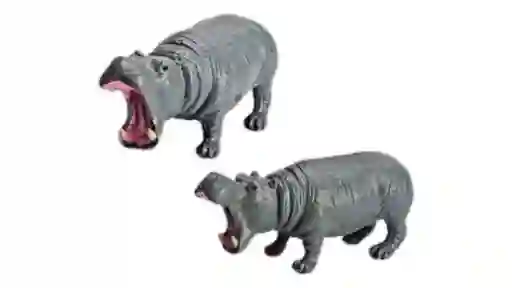 Juguetes Granja Animalitos Hipopótamo Pesebre